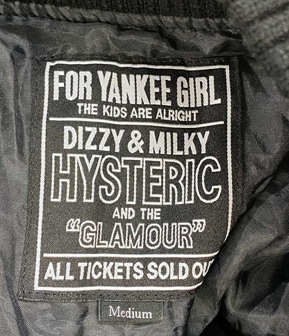 HYSTERIC GLAMOUR スタジャン ブルゾン 02213AB12 メンズ SIZE M ヒステリックグラマー
