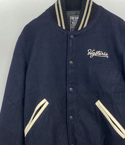 HYSTERIC GLAMOUR スタジャン ブルゾン 02213AB12 メンズ SIZE M ヒステリックグラマー