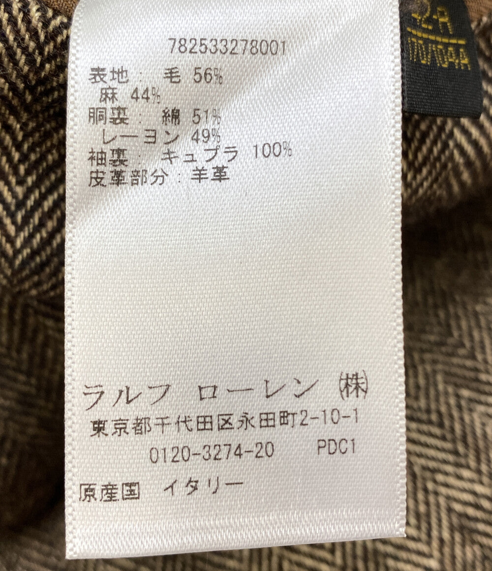 RRL RALPH LAUREN ダブルアールエル テーラードジャケット フィッシュボーン エルボーパッチ 782533278001 メンズ SIZE 42R ラルフローレン
