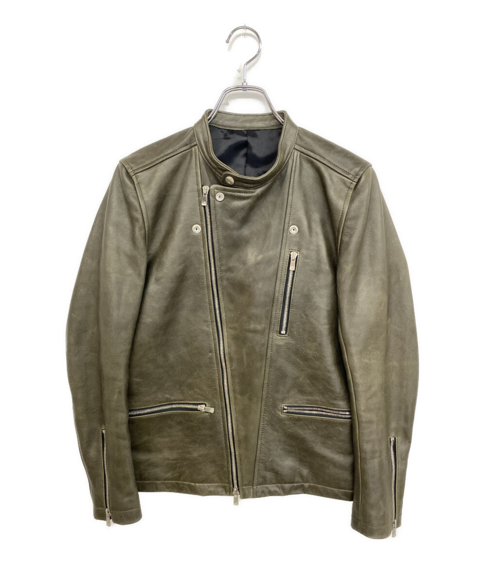 NO ID ノーアイディー ライダースジャケット 牛革 ブラウン 853030-535L 853030-535L メンズ SIZE 1