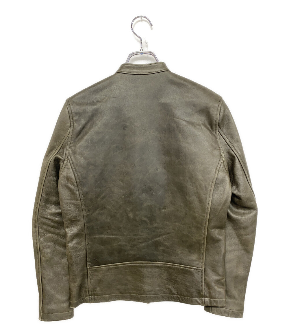 NO ID ノーアイディー ライダースジャケット 牛革 ブラウン 853030-535L 853030-535L メンズ SIZE 1