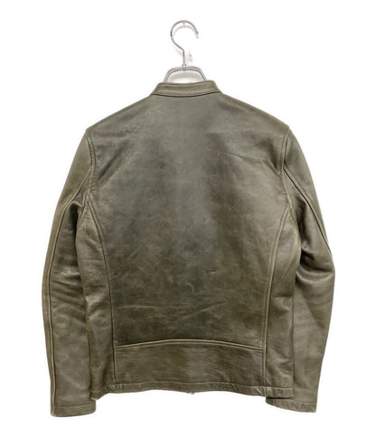 NO ID ノーアイディー ライダースジャケット 牛革 ブラウン 853030-535L 853030-535L メンズ SIZE 1