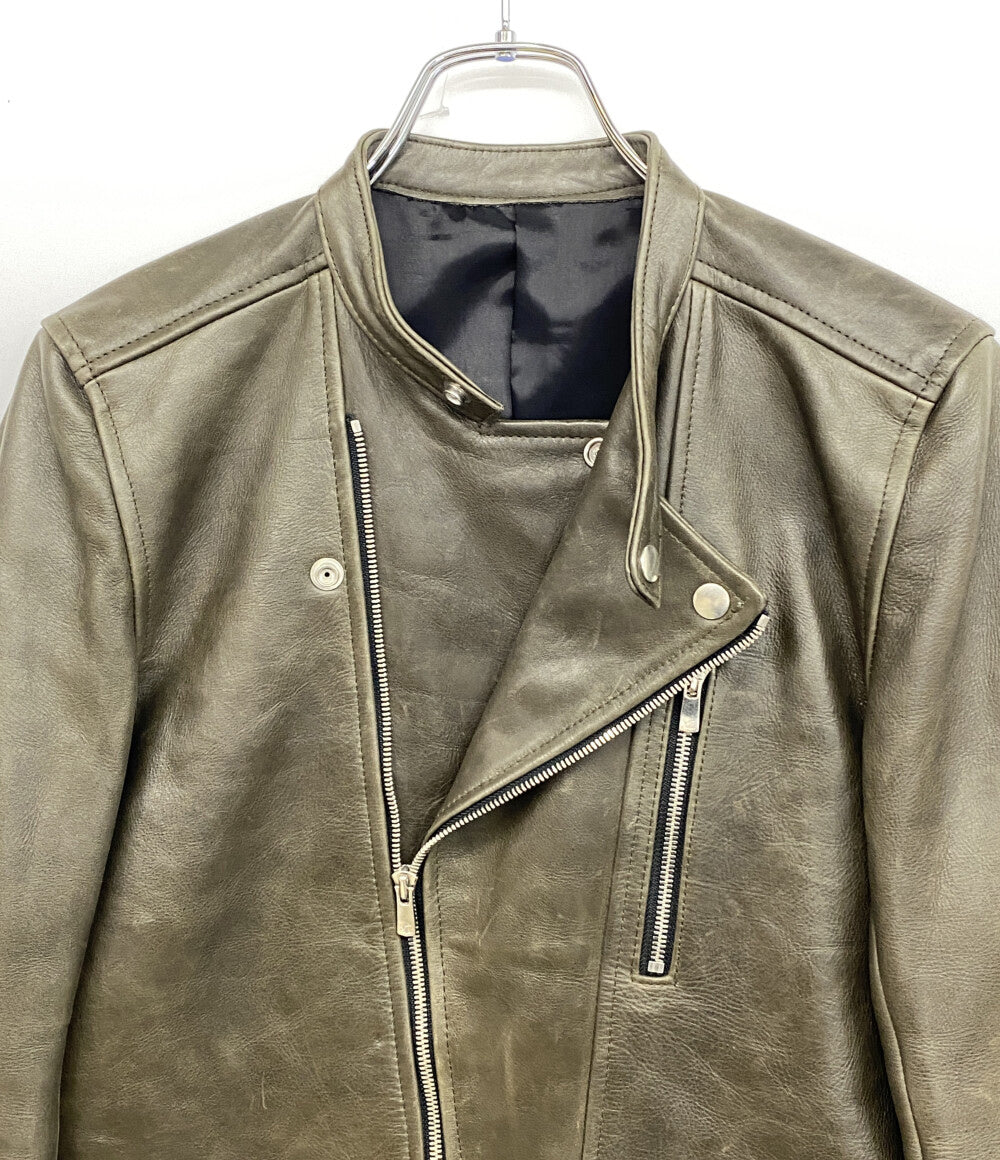 NO ID ノーアイディー ライダースジャケット 牛革 ブラウン 853030-535L 853030-535L メンズ SIZE 1