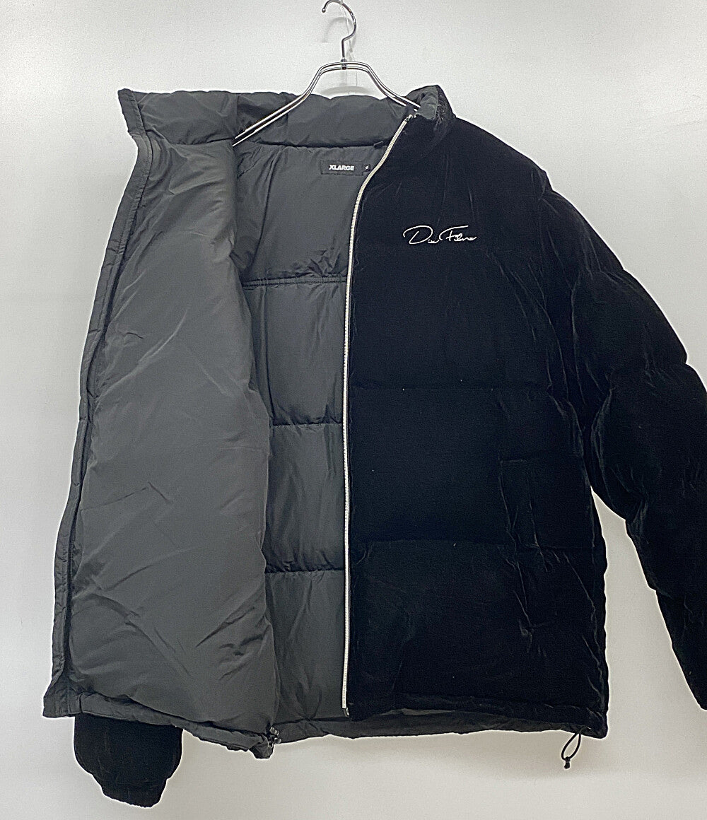XLARGE × DexFilmz デックスフィルムズ ベロア ダウンジャケット メンズ SIZE XL エクストララージ