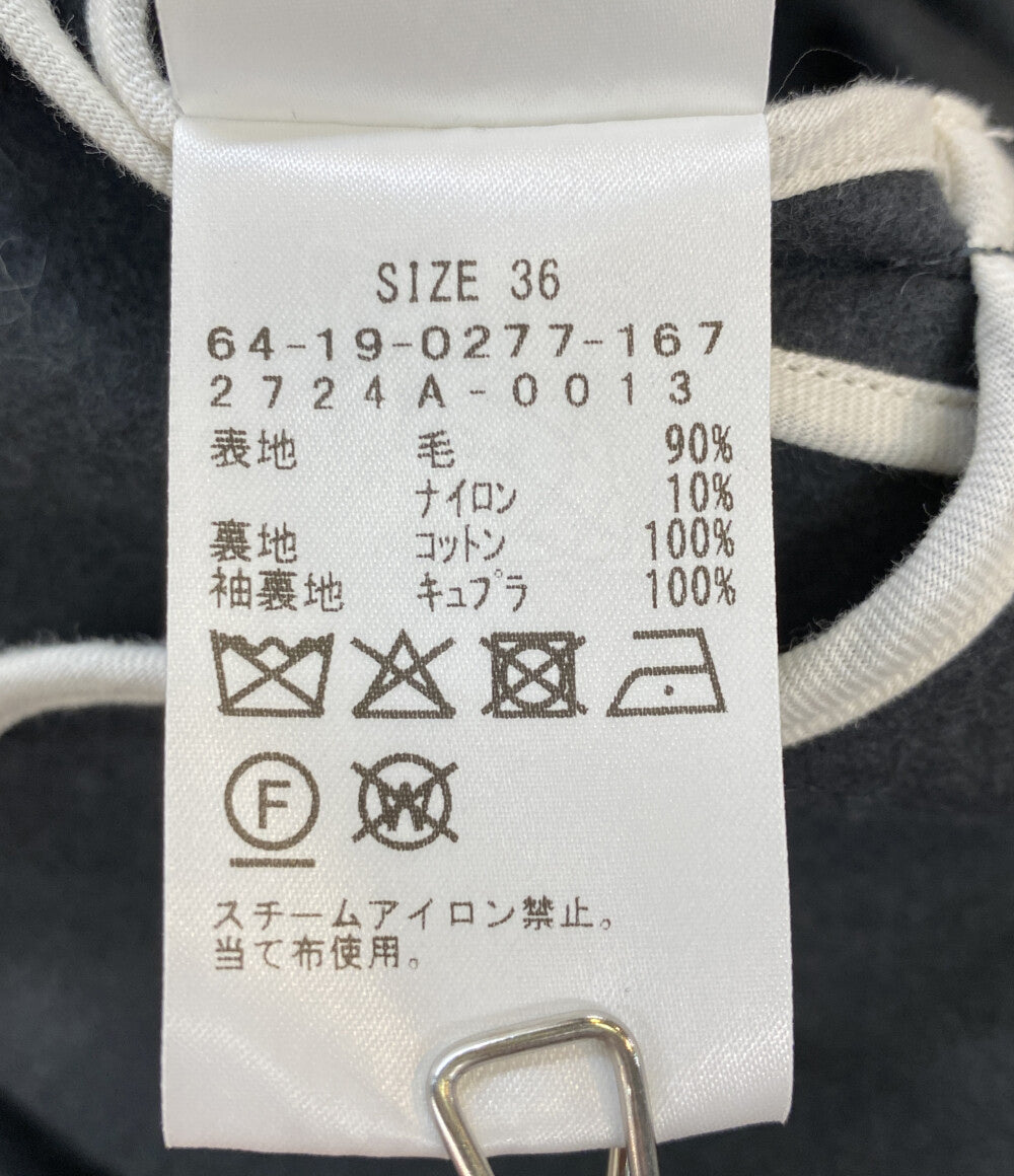 AK+1 エーケー ワン メルトンジップコート 2024AW レディース SIZE 36