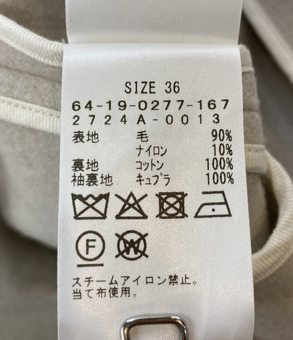 AK+1 エーケー ワン メルトンジップコート 2024AW レディース SIZE 36