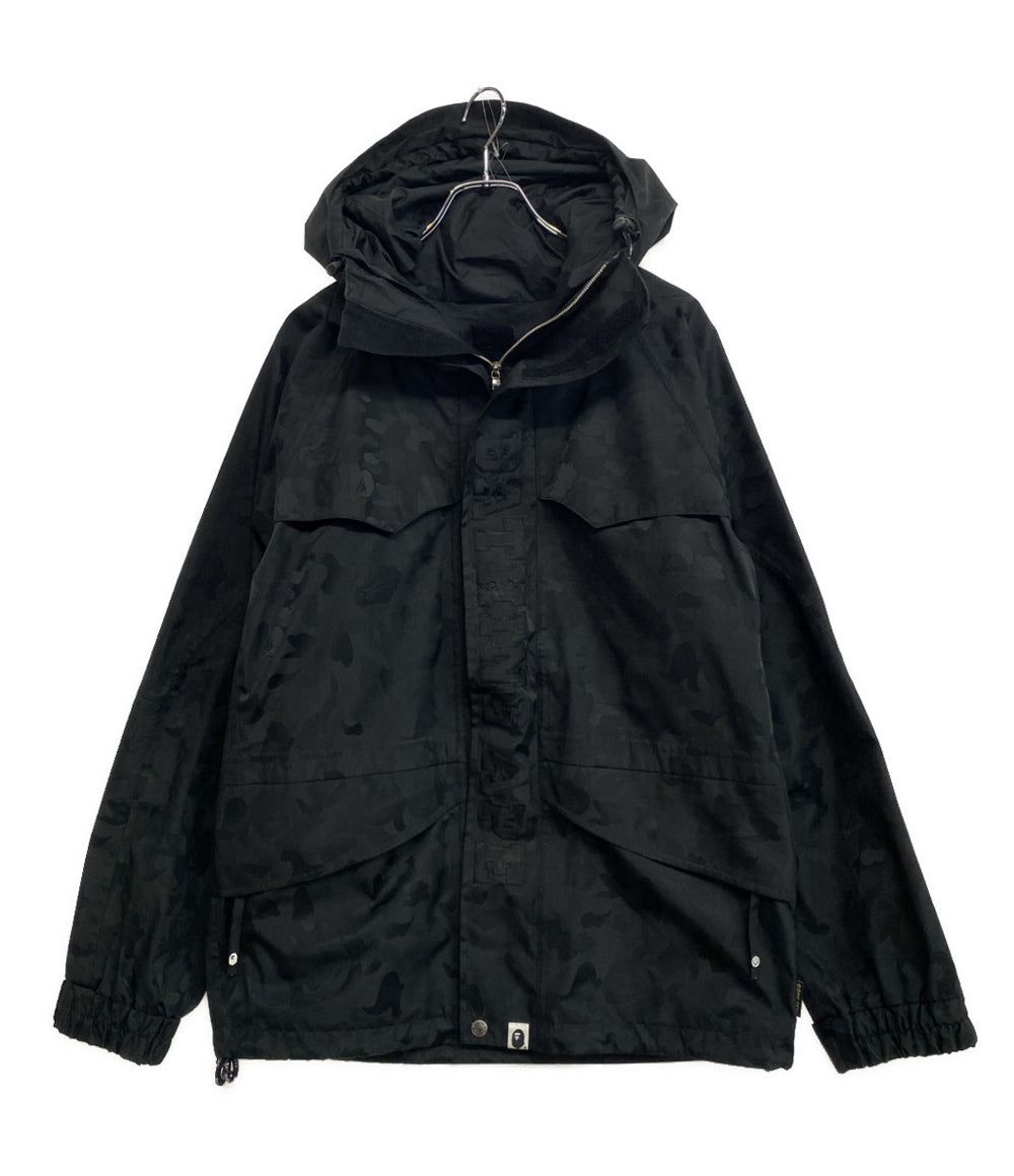 A BATHING APE マウンテンパーカー ブラック ゴアテックス メンズ SIZE M アベイシングエイプ