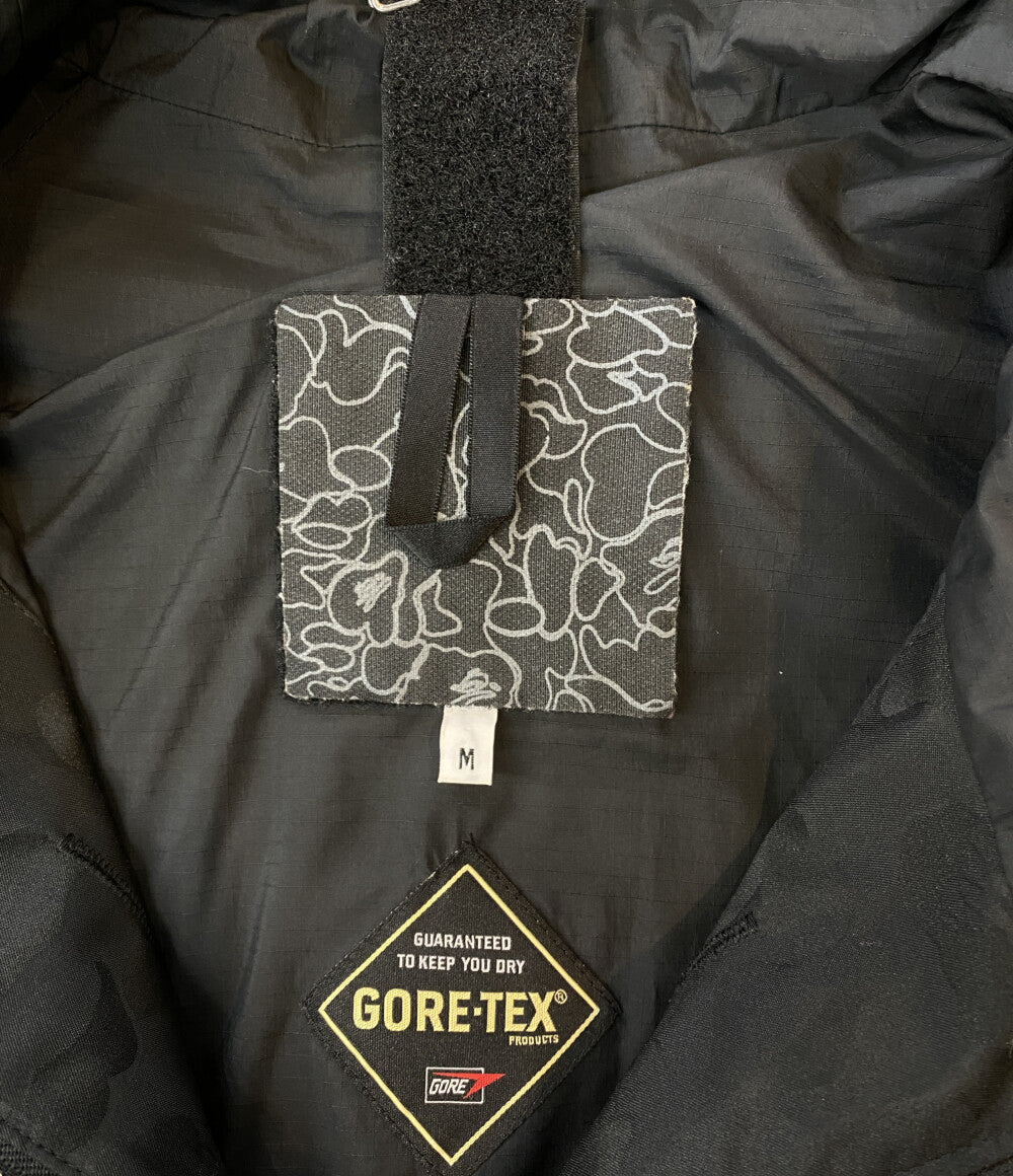 A BATHING APE マウンテンパーカー ブラック ゴアテックス メンズ SIZE M アベイシングエイプ