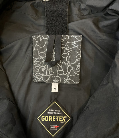 A BATHING APE マウンテンパーカー ブラック ゴアテックス メンズ SIZE M アベイシングエイプ