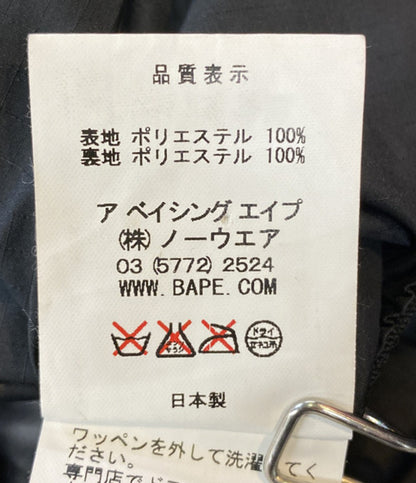 A BATHING APE マウンテンパーカー ブラック ゴアテックス メンズ SIZE M アベイシングエイプ
