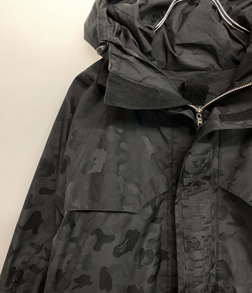 A BATHING APE マウンテンパーカー ブラック ゴアテックス メンズ SIZE