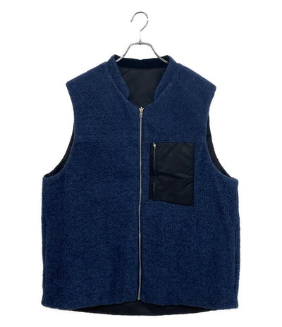 KUON クオン リバーシブルベスト Reversible Vest NVY 143VT011213 メンズ SIZE XL