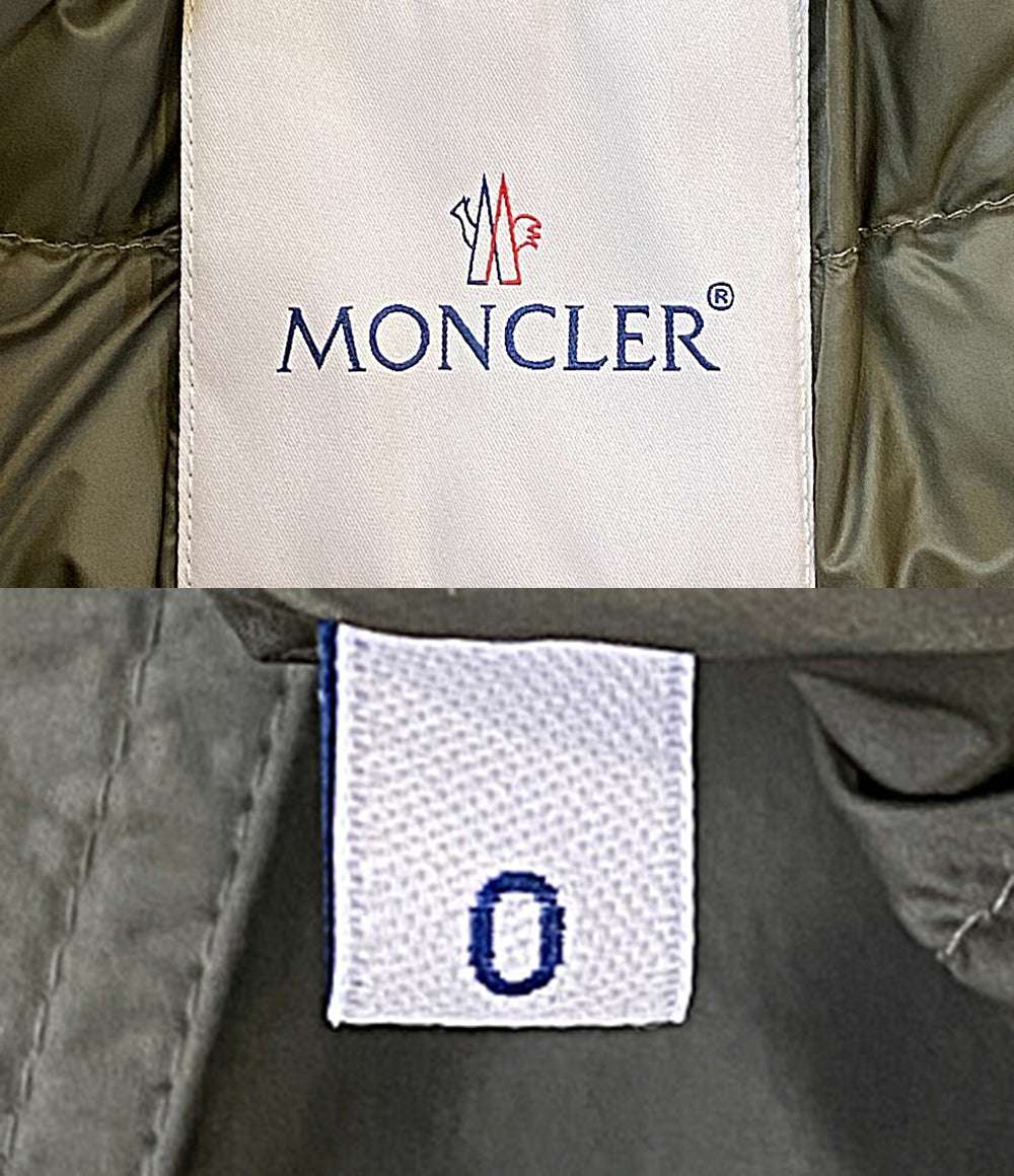 MONCLER フリルダウンジャケット MIRAC カーキ G10931A53G10 レディース SIZE - モンクレール