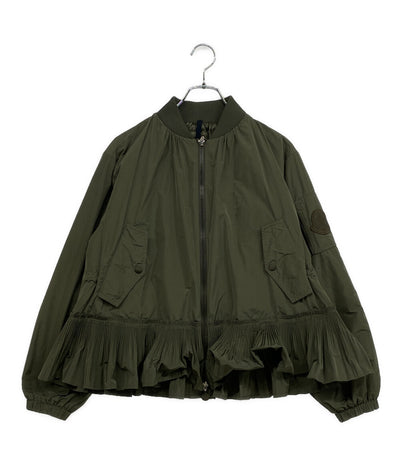MONCLER フリルダウンジャケット MIRAC カーキ G10931A53G10 レディース SIZE - モンクレール