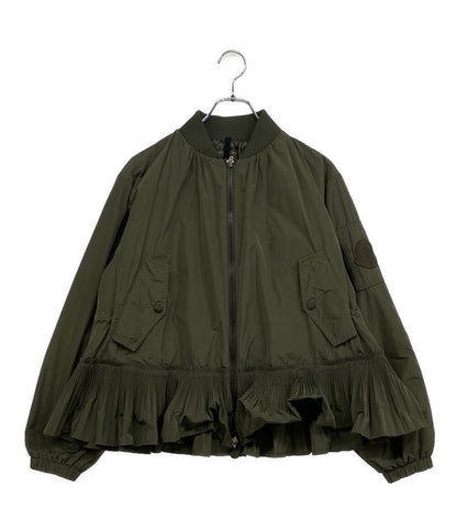 MONCLER フリルダウンジャケット MIRAC カーキ G10931A53G10 レディース SIZE - モンクレール