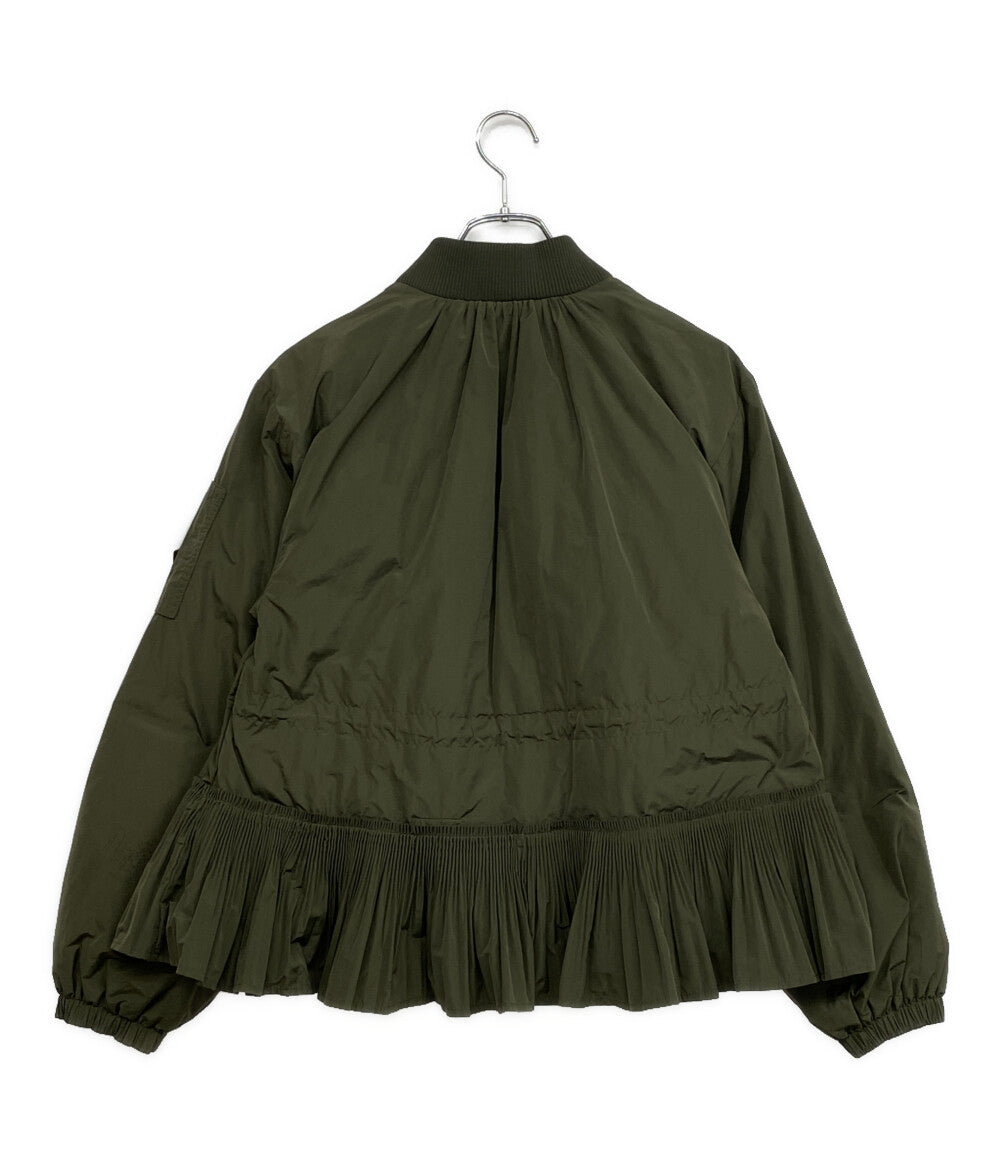 MONCLER フリルダウンジャケット MIRAC カーキ G10931A53G10 レディース SIZE - モンクレール