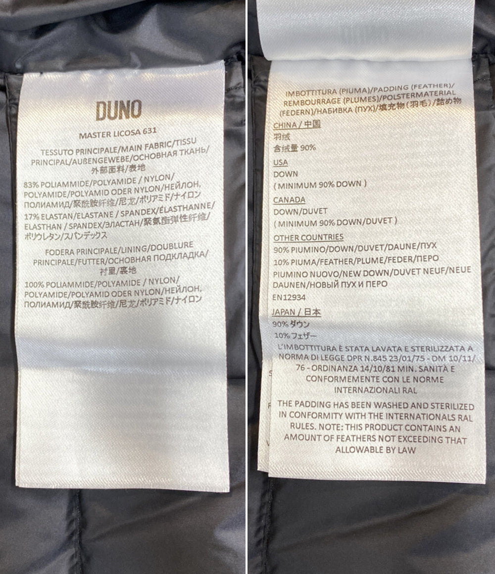 DUNO ダウンジャケット ブラック メンズ SIZE 46 デュノ