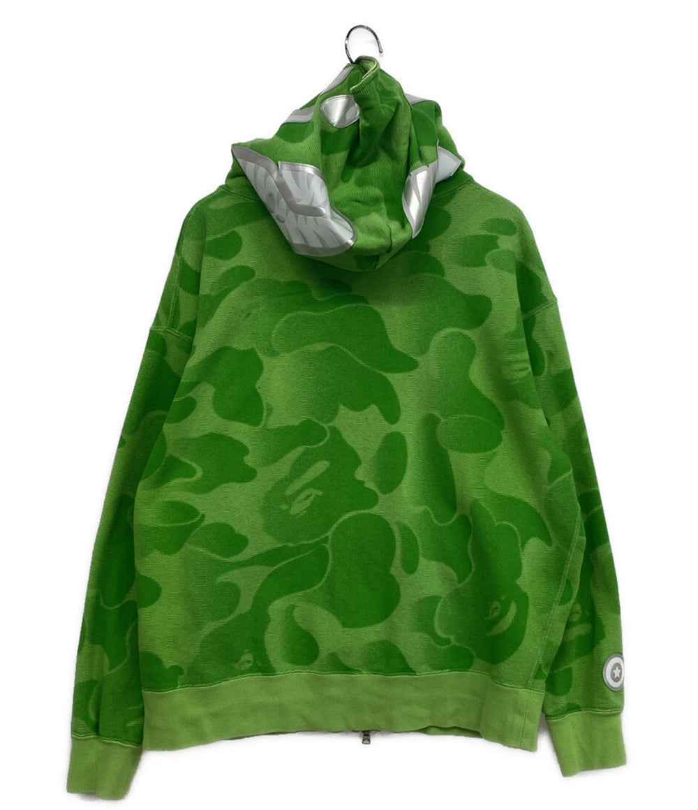 A BATHING APE パーカー INK CAMO SHARK ZIP HOODIE 001ZPK301305M メンズ SIZE M アベイシングエイプ
