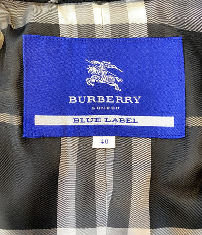 BURBERRY ウールコート ブラック FNF09-718-09 レディース SIZE 40 バーバリー