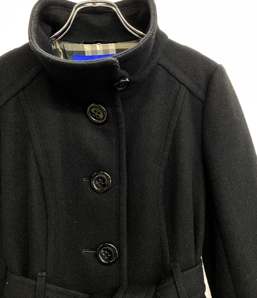 BURBERRY ウールコート ブラック FNF09-718-09 レディース SIZE 40 バーバリー