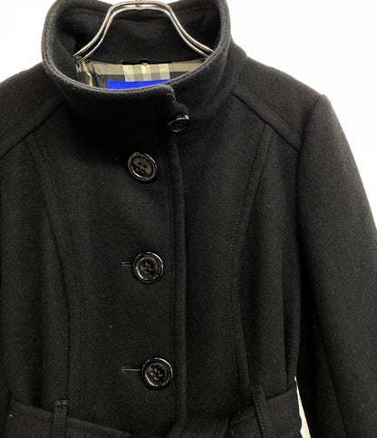 BURBERRY ウールコート ブラック FNF09-718-09 レディース SIZE 40 バーバリー