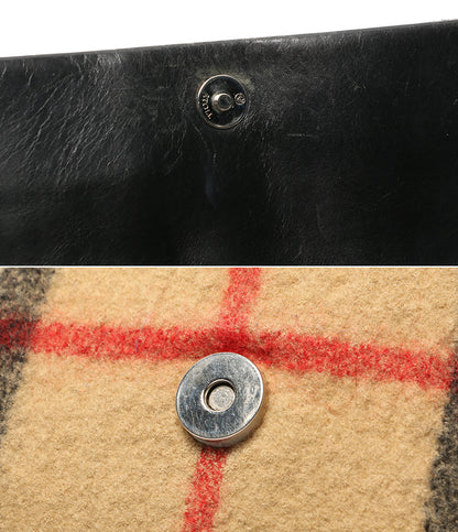 BURBERRY ハンドバッグ ノバチェック ウール レディース バーバリー