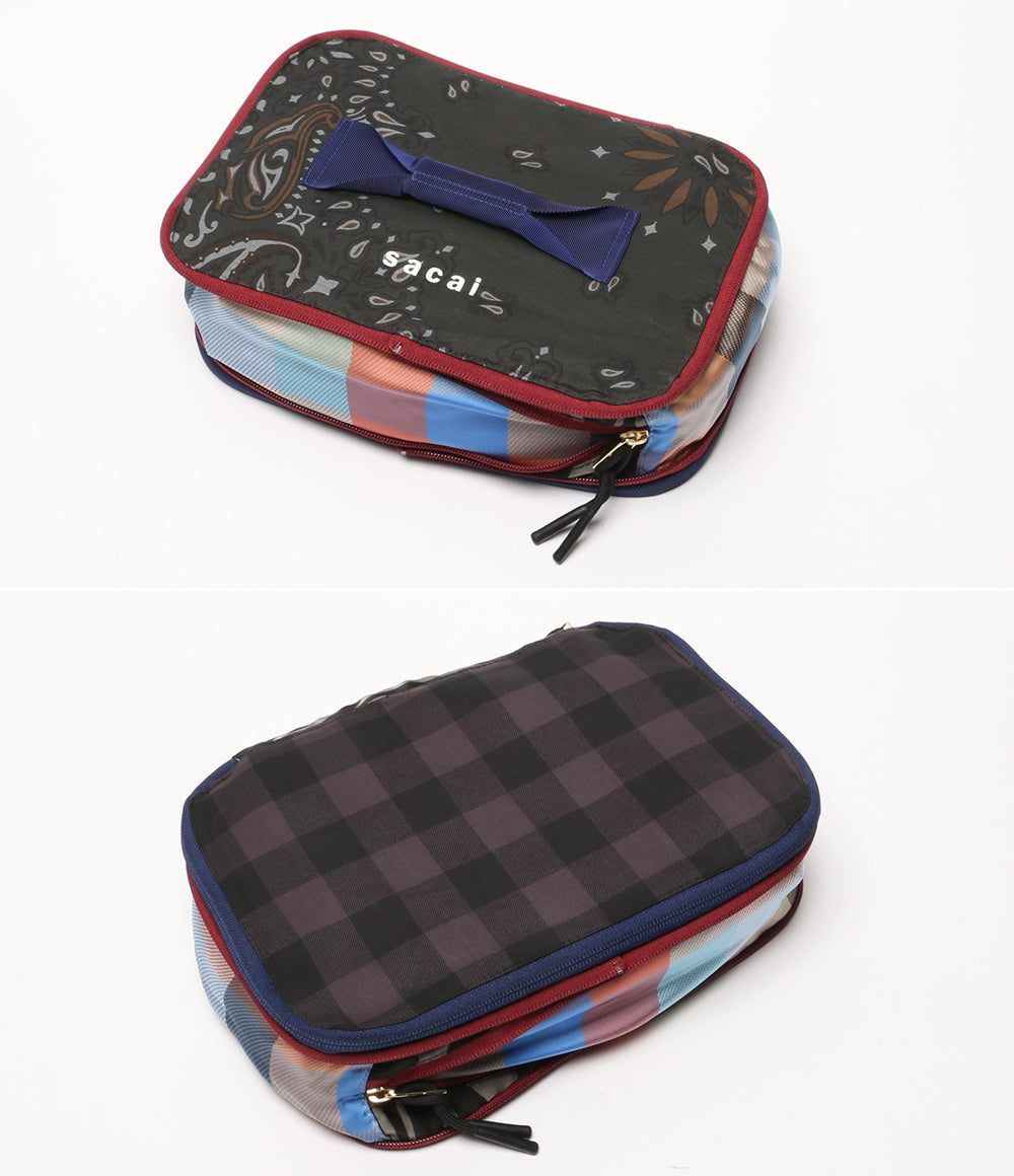 sacai トラベルポーチ Zantan Travel Pouch 3サイズセット レディース サカイ