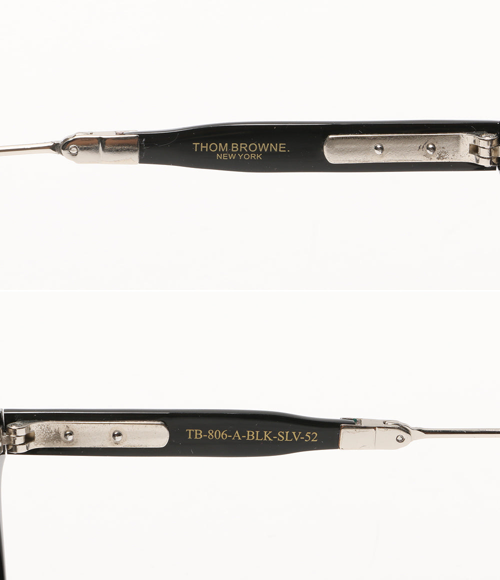 THOM BROWNE サングラス TB-806-A-BLK-SLV-52 メンズ トムブラウン