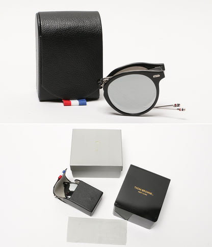 THOM BROWNE サングラス TB-806-A-BLK-SLV-52 メンズ トムブラウン