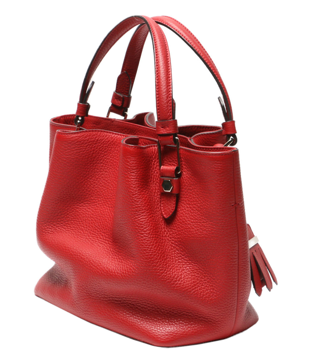 TOD'S ハンドバッグ ショルダーストラップ付き レッド レディース トッズ