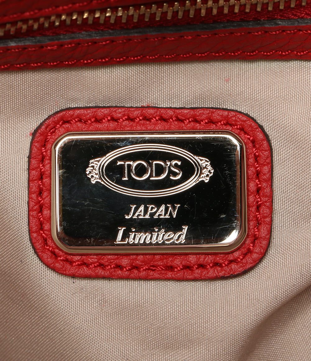 TOD'S ハンドバッグ ショルダーストラップ付き レッド レディース トッズ