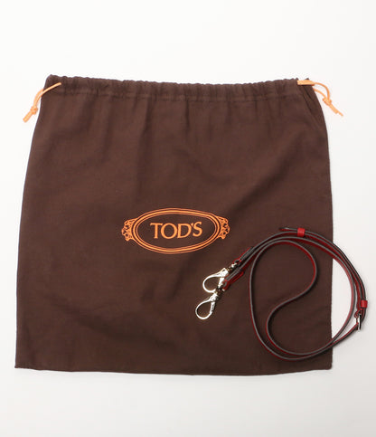 TOD'S ハンドバッグ ショルダーストラップ付き レッド レディース トッズ
