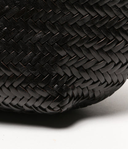 dragon DIFFUSION ドラゴンディフュージョン レザーメッシュバッグ ブラック レディース
