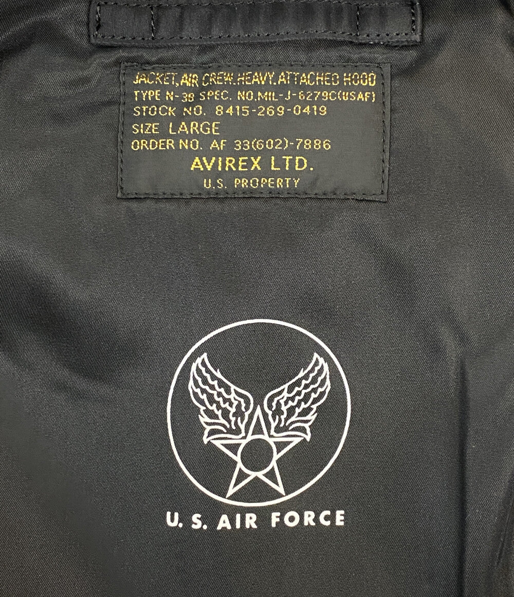 美品 AVIREX ジャケット 8415-269-0419 N-3B FLIGHT JACKET メンズ SIZE L アヴィレックス