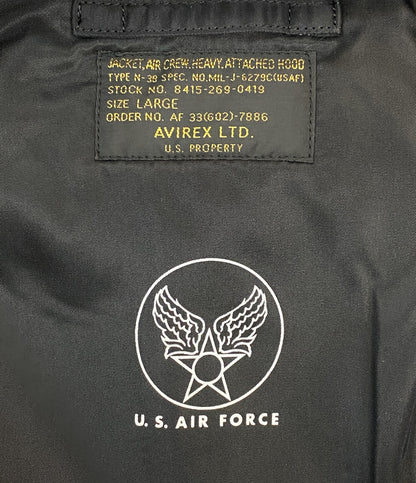 美品 AVIREX ジャケット 8415-269-0419 N-3B FLIGHT JACKET メンズ SIZE L アヴィレックス
