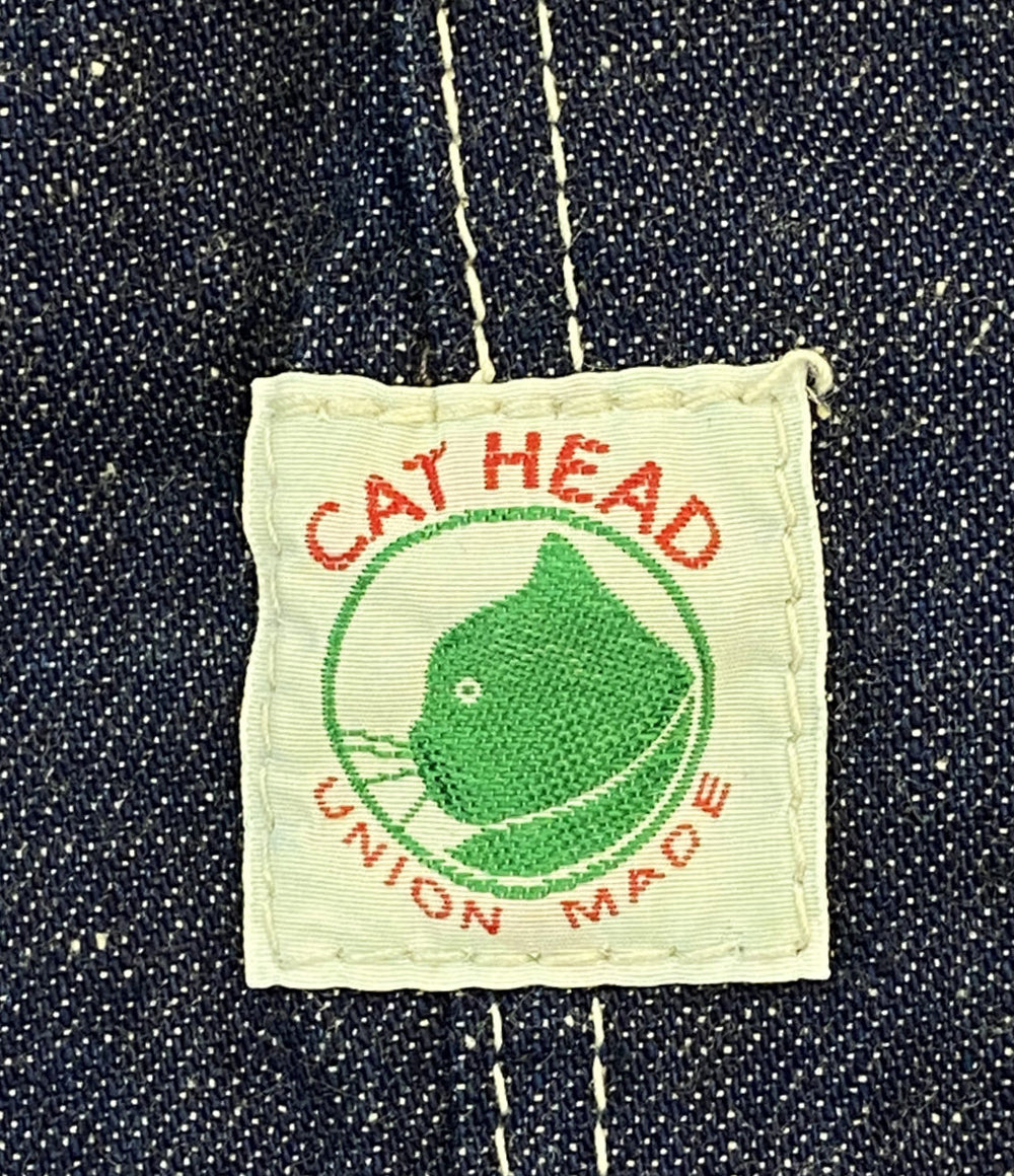 美品 TCB JEANS TCBジーンズ カバーオール CAT HEAD メンズ SIZE 36 美品 TCB JEANS TCBジーンズ カバーオール CAT HEAD メンズ SIZE 36