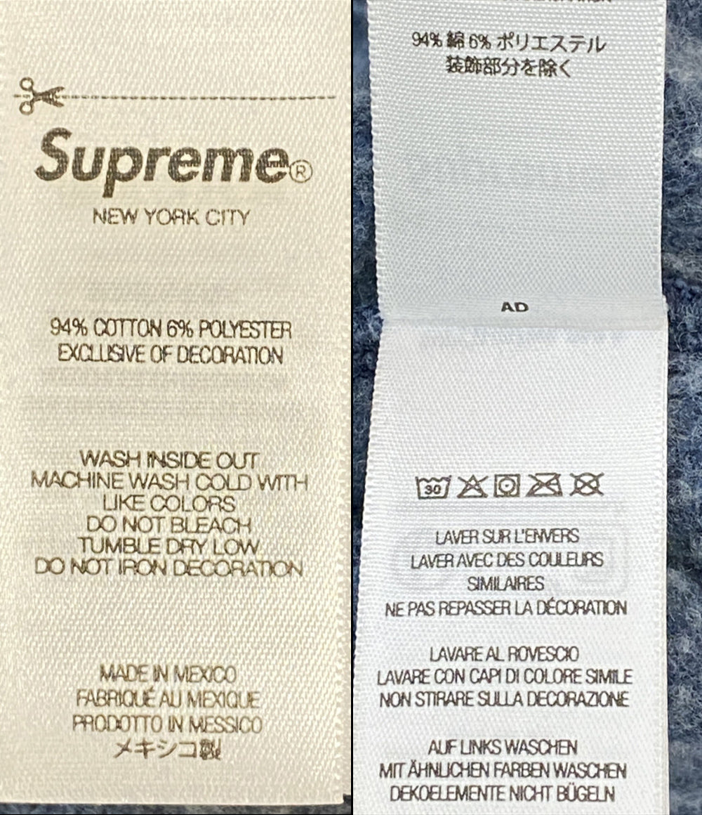 Supreme スウェットパーカー Overdyed small Box Zip Up Hooded メンズ SIZE S シュプリーム