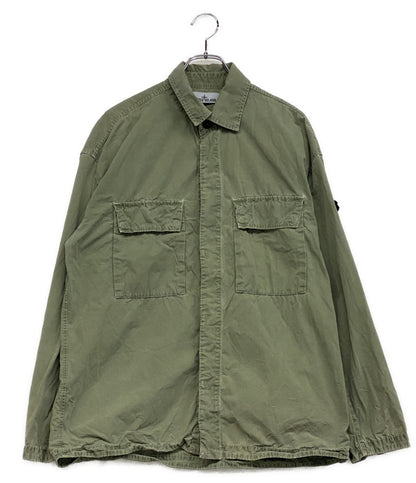 STONE ISLAND シャツジャケット 7815115WN オリーブ メンズ SIZE M ストーンアイランド