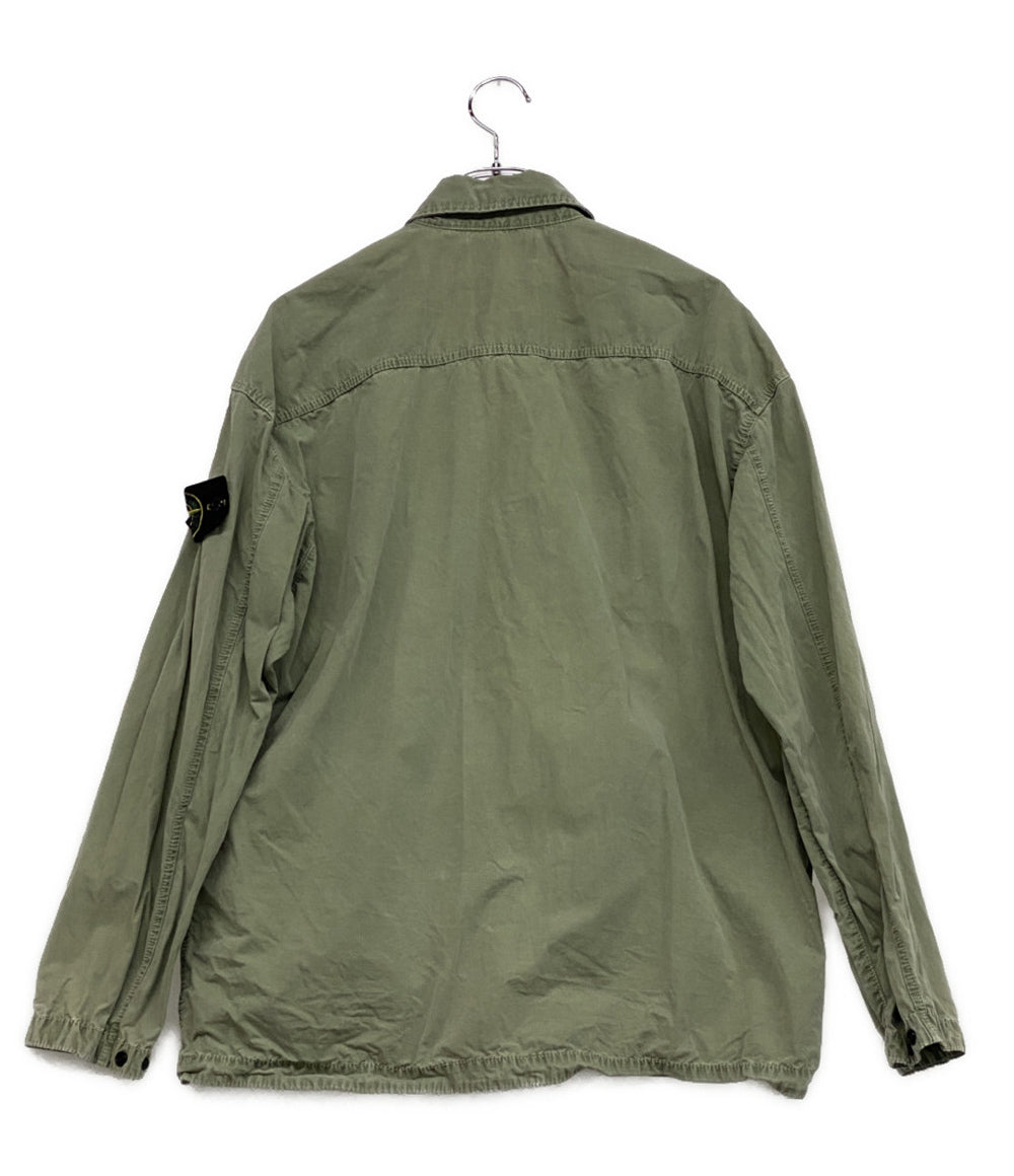 STONE ISLAND シャツジャケット 7815115WN オリーブ メンズ SIZE M ストーンアイランド