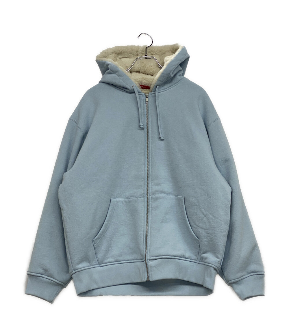美品 Supreme パーカー Faux Fur Lined Zip Up Hooded メンズ SIZE M シュプリーム