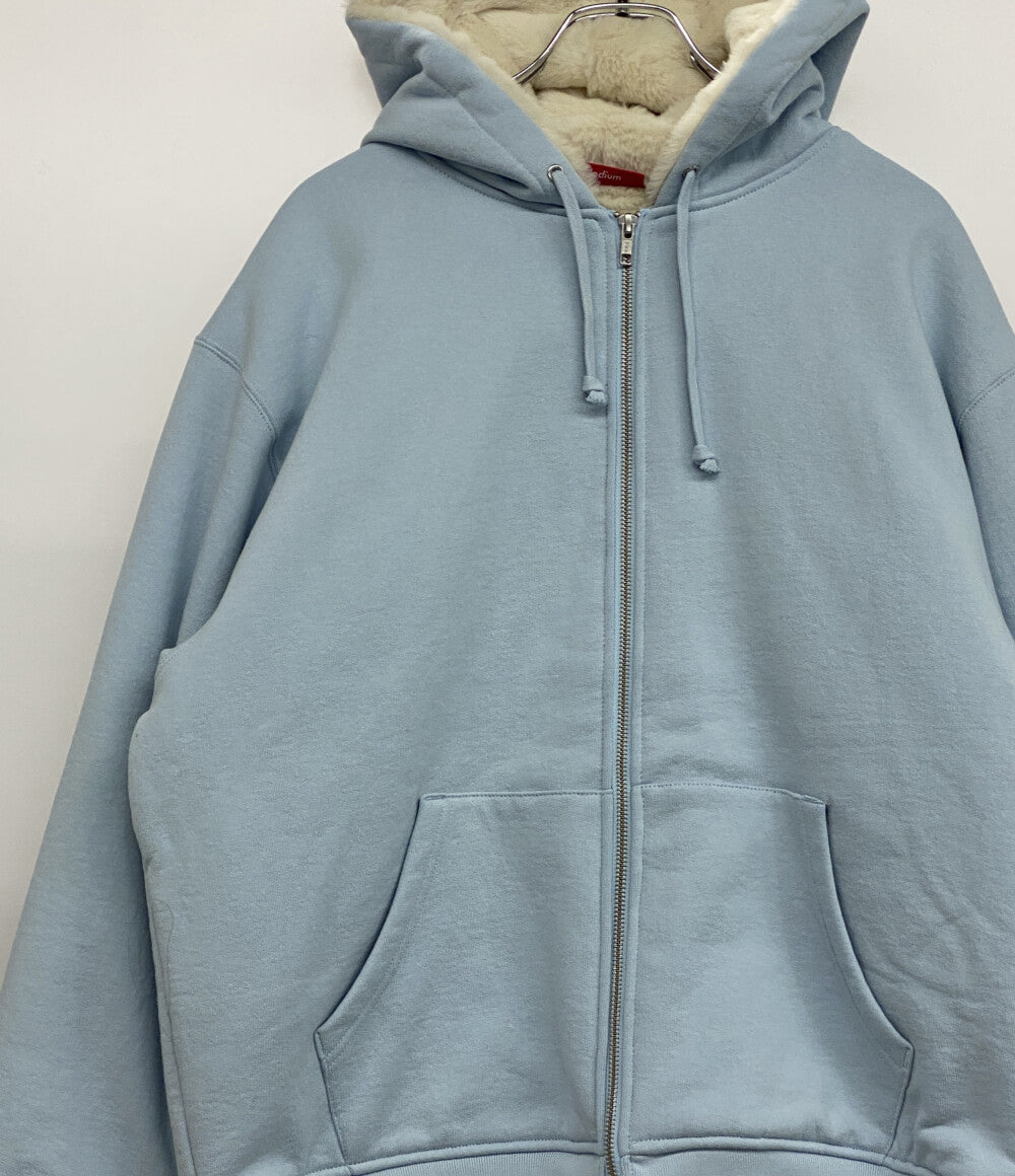 美品 Supreme パーカー Faux Fur Lined Zip Up Hooded メンズ SIZE M シュプリーム