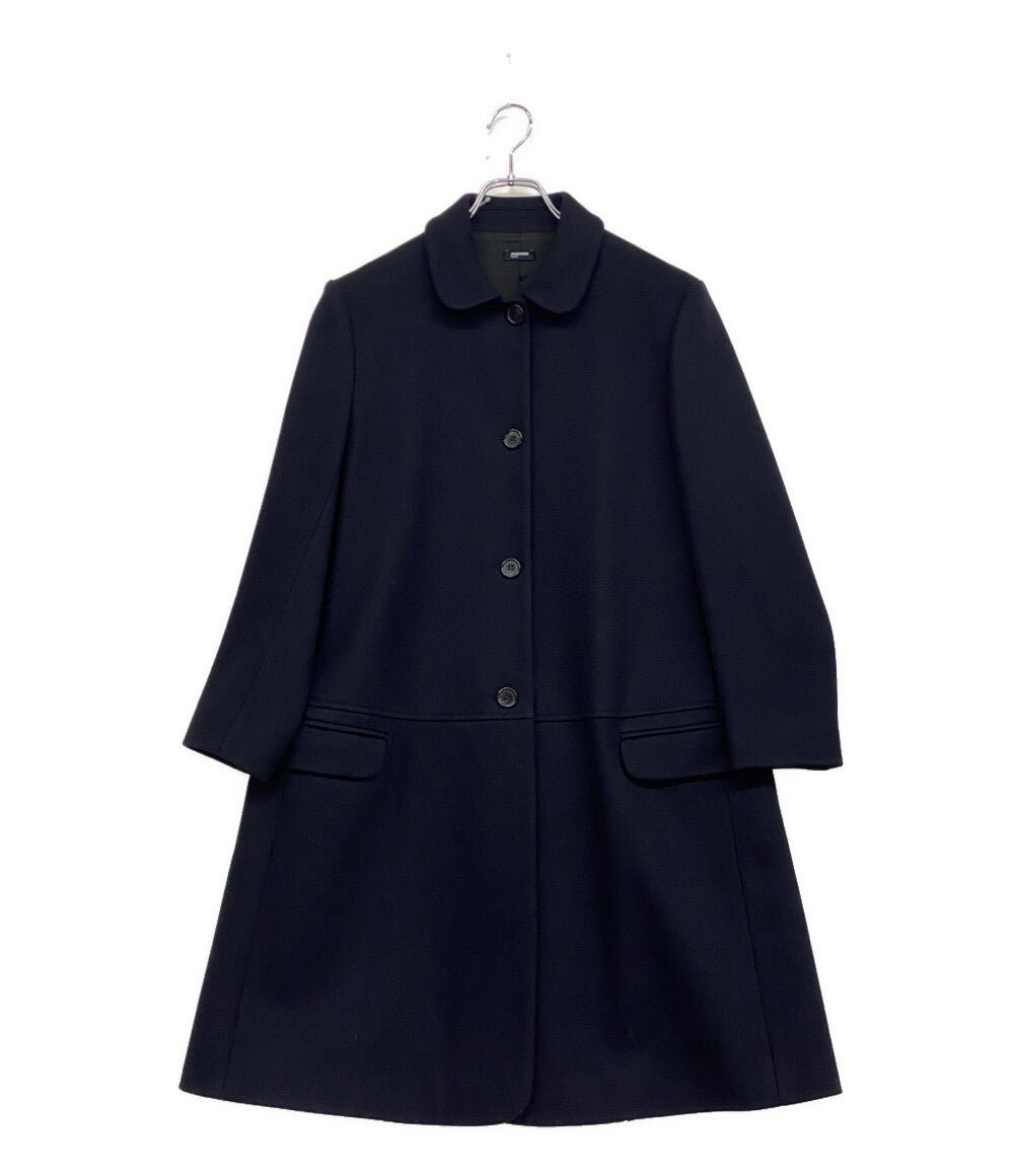 JIL SANDER NAVY ジルサンダーネイビー ウールコート ネイビー レディース SIZE 34
