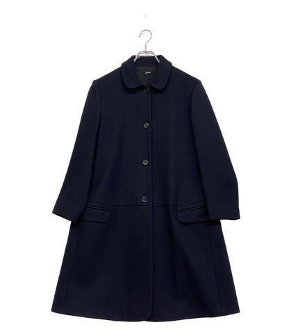 JIL SANDER NAVY ジルサンダーネイビー ウールコート ネイビー レディース SIZE 34