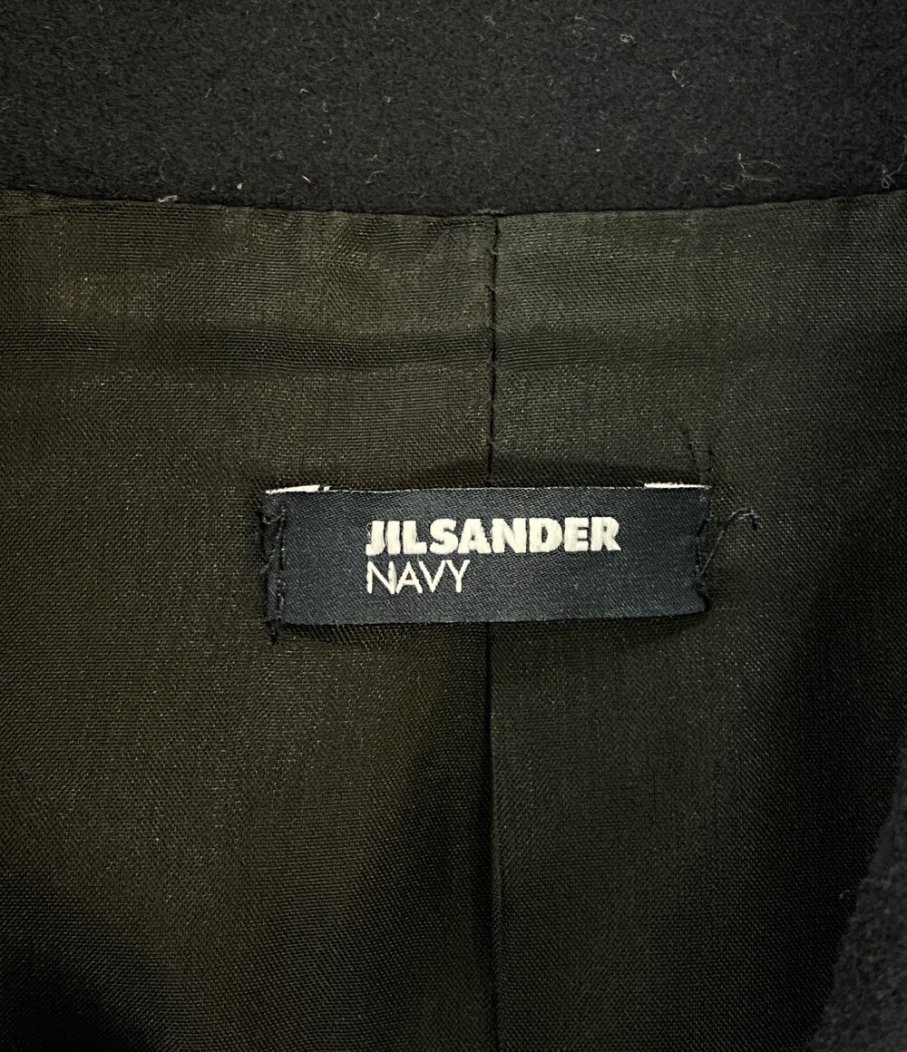 JIL SANDER NAVY ジルサンダーネイビー ウールコート ネイビー レディース SIZE 34
