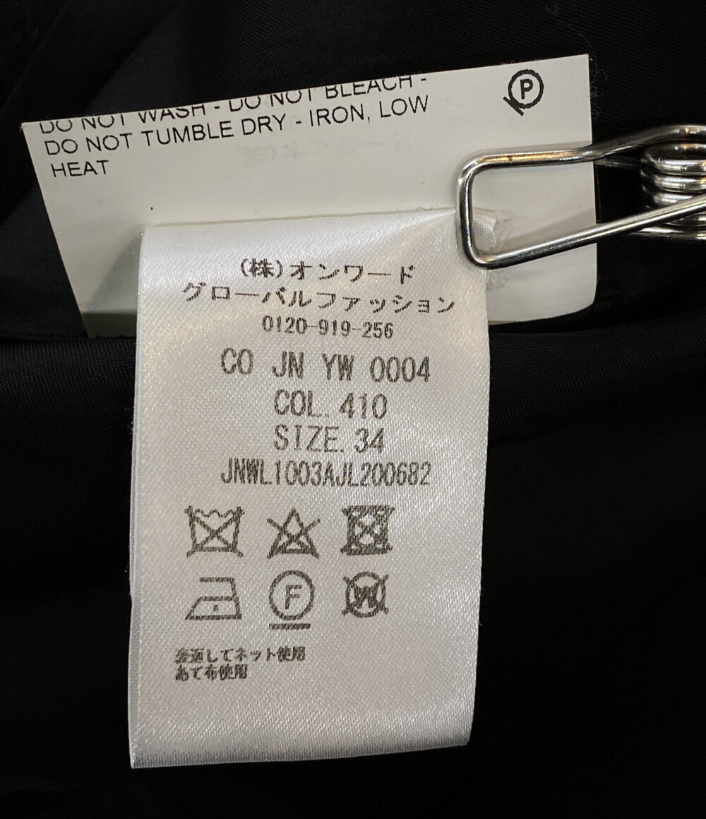 JIL SANDER NAVY ジルサンダーネイビー ウールコート ネイビー レディース SIZE 34