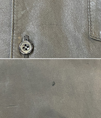 COMOLI コモリ 長袖シャツ レザー U03-01010 メンズ SIZE 2