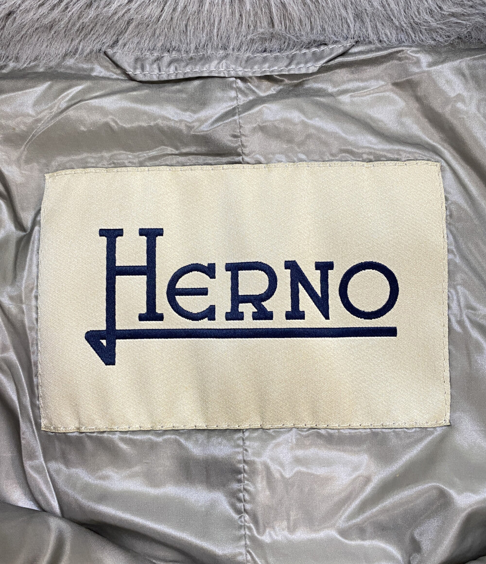 HERNO ダウンジャケット ナイロンウルトラライトレディケープ レディース SIZE 40 ヘルノ
