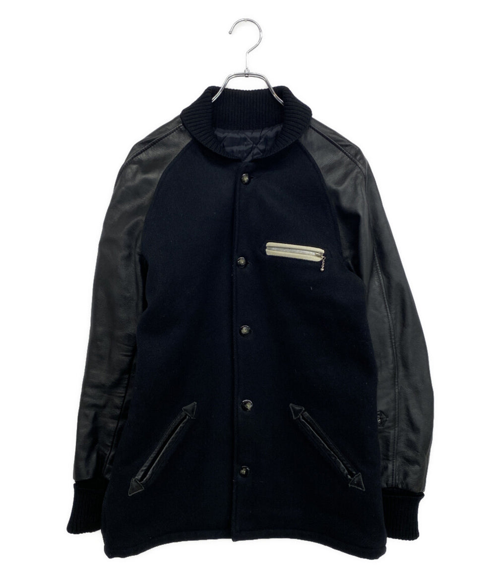 SKOOKUM ジャケット 部分レザー ブラック メンズ SIZE 38 スクーカム