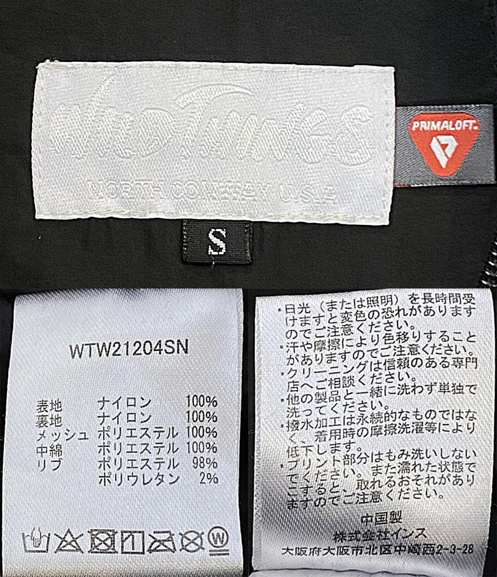 WILD THINGS 中綿コート ブラック WTW21204SN レディース SIZE S ワイルドシングス