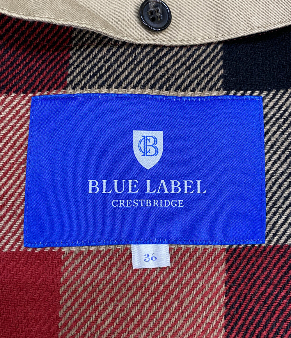 BLUE LABEL CRESTBRIDGE ブルーレーベルクレストブリッジ トレンチコート 55A10-200-42 レディース SIZE 36
